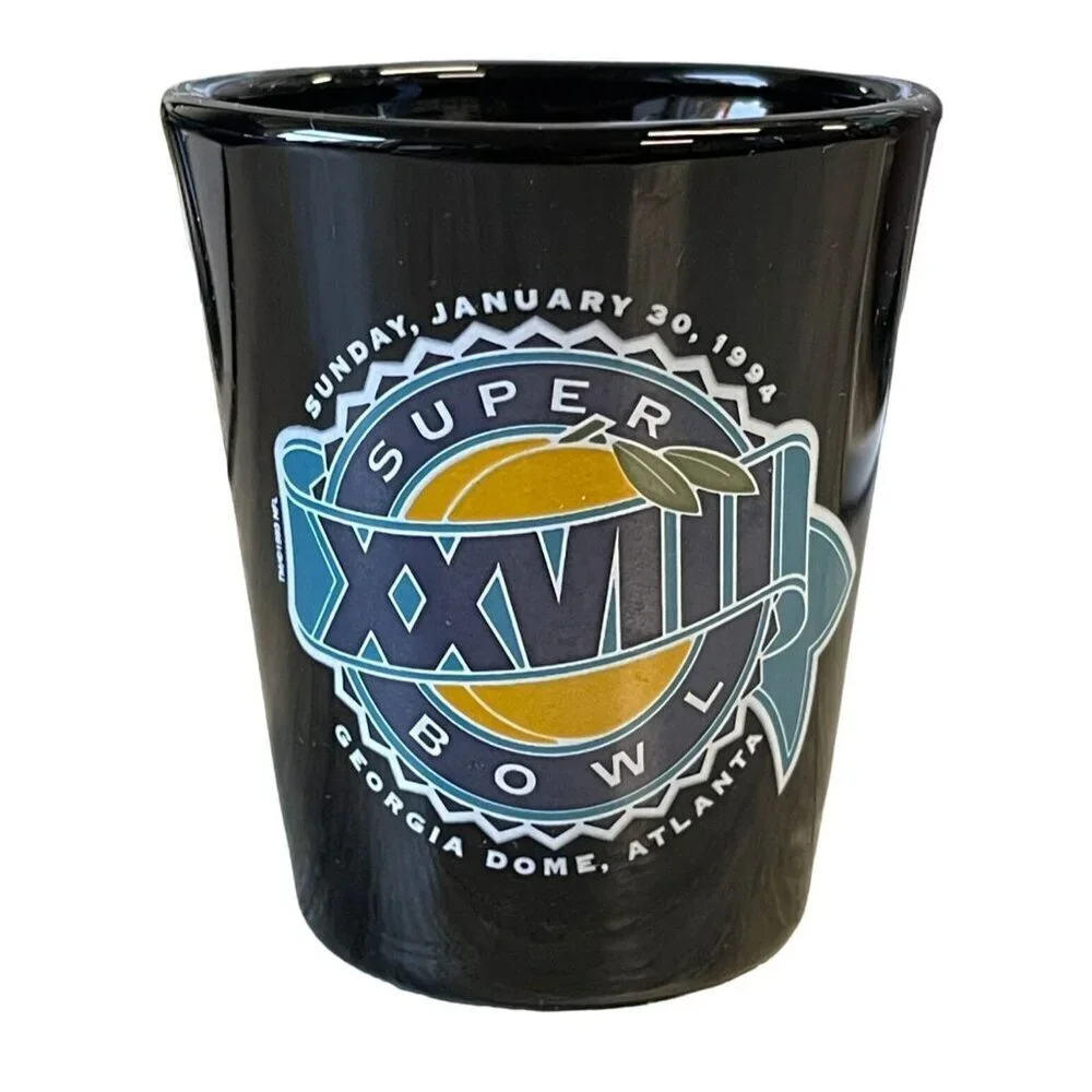 Super Bowl XXVIII‎ Commemorative Shot Glass Georgia Dome Atlanta